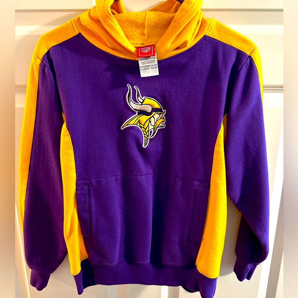 Boy Minnesota Vikings hoodie Youth Large